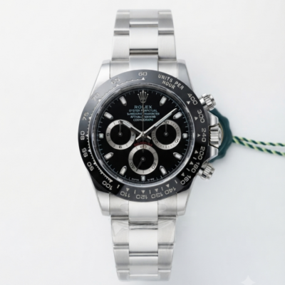 Rolee_x Daytona chronograph Silver Full Dial