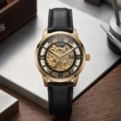 Fossiilll Townsman Leather Automatic Watch 489