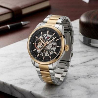 Tommm_y Hilfiger Automatic 2 Tone Black 272