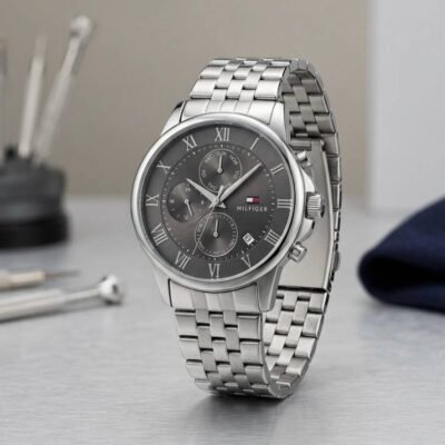 Tommy_Hillfiger_Chronograph Silver Blue 352