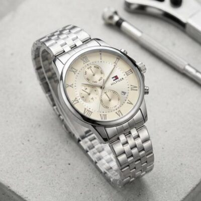 Tommy_Hillfiger_Chronograph Silver White 354