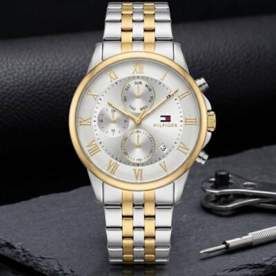 Tommy_Hillfiger_Chronograph 2 Tone White 356