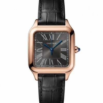 Cartiee_r Santos Dumont Square Copper Black Dial