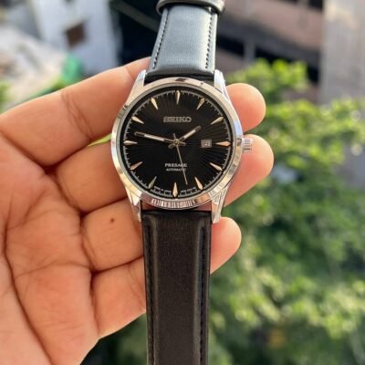 SEIKO PRESAGE PREMIUM LEATHER BELT WATCH