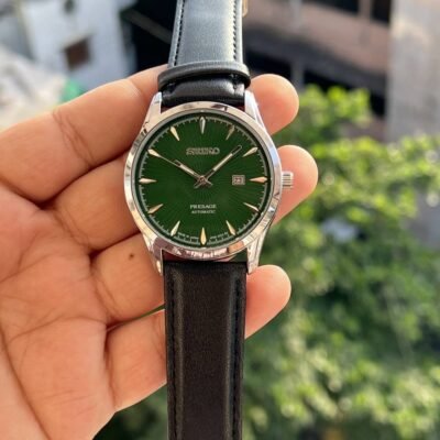 SEIKO PRESAGE PREMIUM LEATHER BELT WATCH