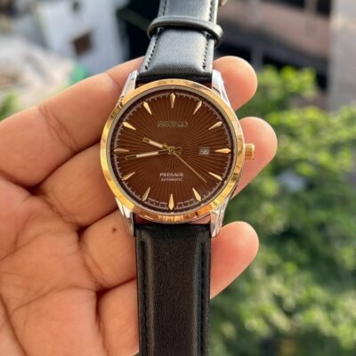 SEIKO PRESAGE PREMIUM LEATHER BELT WATCH