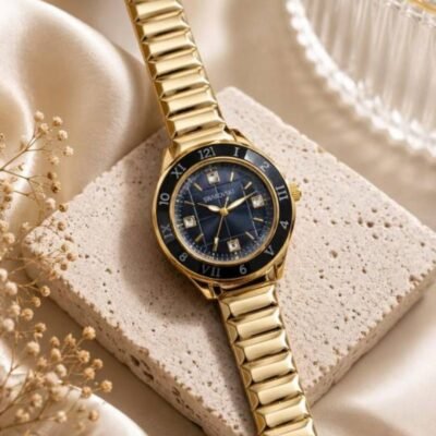 SWAROVSK DEXTERA LADY ANALOG GOLD BLACK 1051