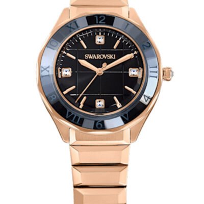 SWAROVSK DEXTERA LADY ANALOG ROSE BLACK 1049