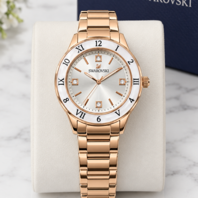 SWAROVSK DEXTERA LADY ANALOG ROSE WHITE 1047