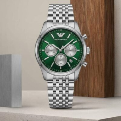 Emporio Armaan_i AR11581 Chronograph Silver-Green