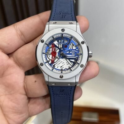 HUBLOT BIG BANG PREMIUM LEATHER WATCH