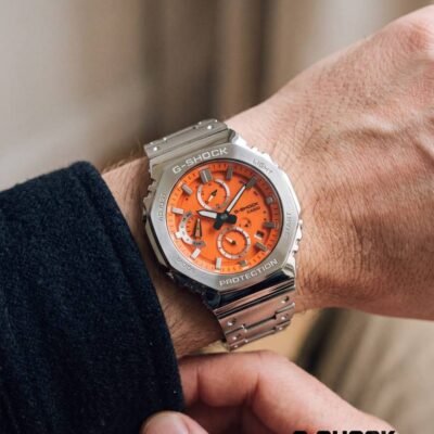 Casio G-Shock GMC-B2100ZE-1AJR silver ornage