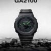 Casio g shock ga2100 black and green