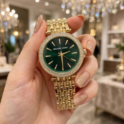 Micheal Kors Darci Gold Green 465